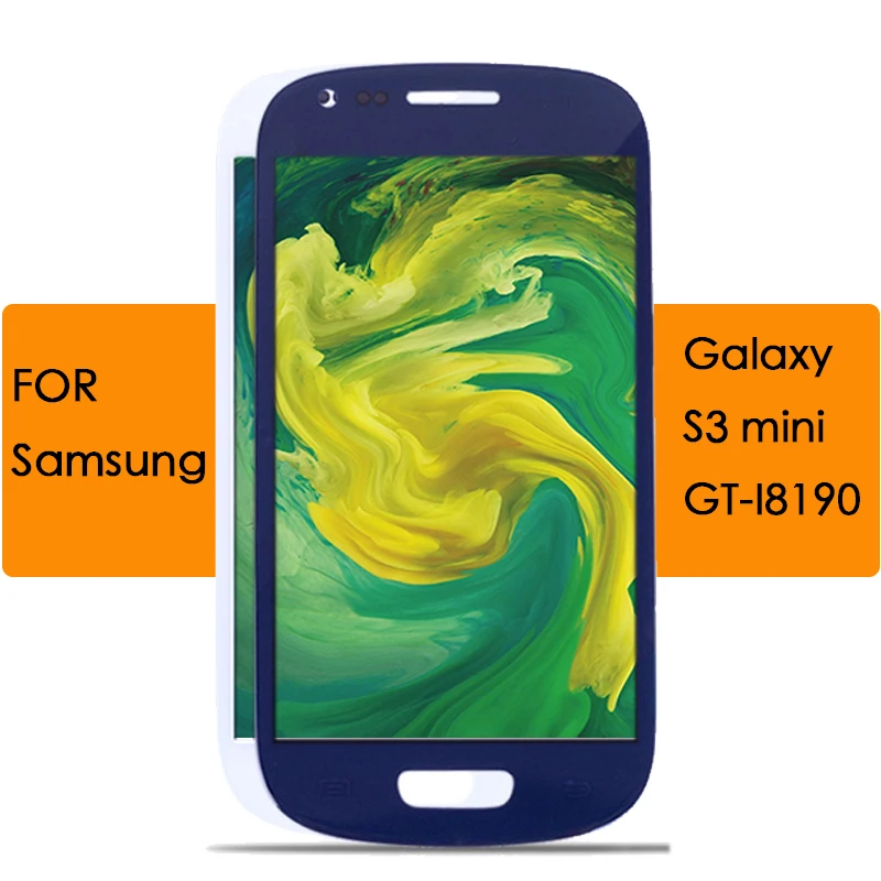 

Original Super Amoled Lcd Display Assembled With Touchscreen And Frame For Samsung Galaxy S3 Mini Gt-i8190 I8195 I8200 I8190