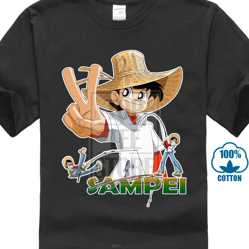 

2018 Fashion Short Sleeve Sampei Cartoon Anni 80 T Shirt Per Uomo E Bambino Print Tee Shirts