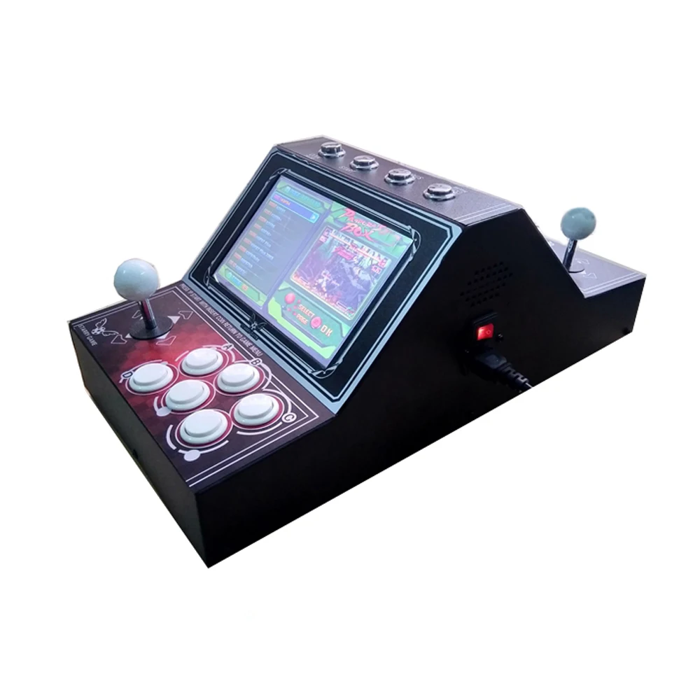 9 " LCD Mini table top arcade with Classical games 1500 In 1 PCB/mini