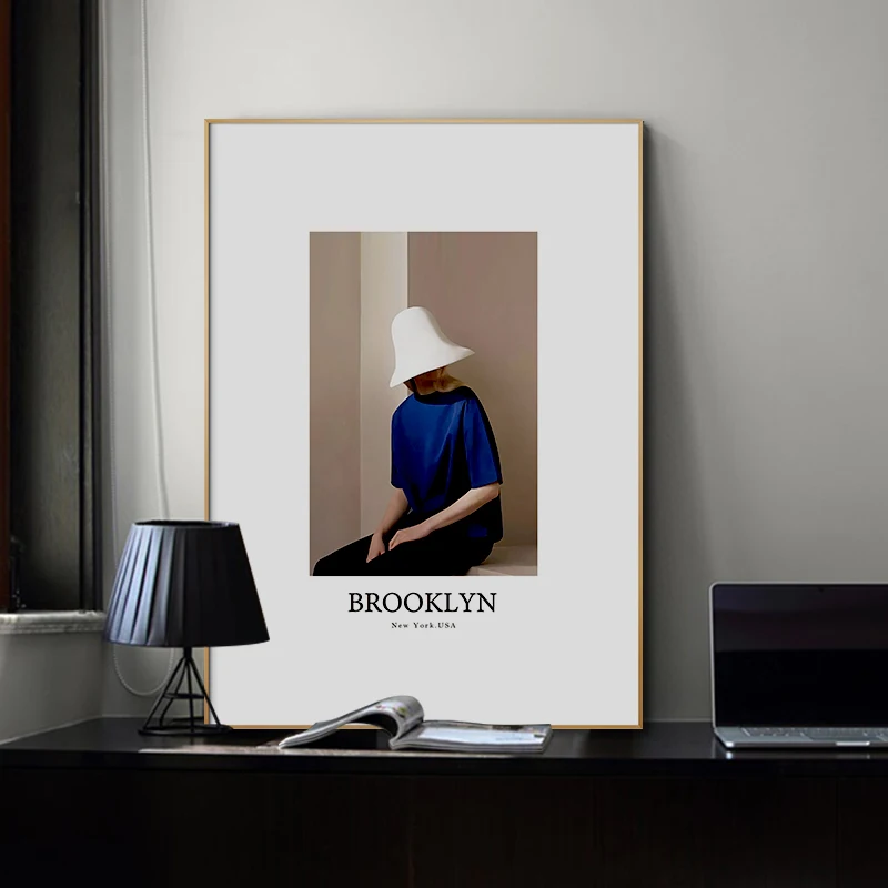 

Nordic Fashion figures Abstract art Canvas Prints Posters Wall art Pictures for Living Room Morden contracted Art Home Decor