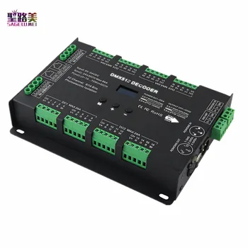 

Constant Voltage 32CH DMX LED Decoder DC5V-24V 3A*32CH 8port x 4CH output DMX512 Controller BC-632 For RGB RGBW Led Strip Lights