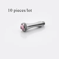 10 pieces/lot Hair Scissor Parts Removable Finger Rest Scissors Tang Rhinestone Tail Nail Clavo De Cola M:2.5*0.5mm 2