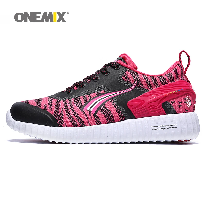 Onemix Breathable women athletic shoes spring & summer men outdoor walking sneakers men running shoes zapatos de mujer