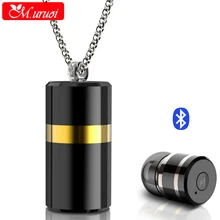 M.uruoi Necklace Design Bluetooth 4.1 Headset Handsfree Inear Earbud For iPhone kulakl k Mini Wireless Earphone For Xiaomi Phone