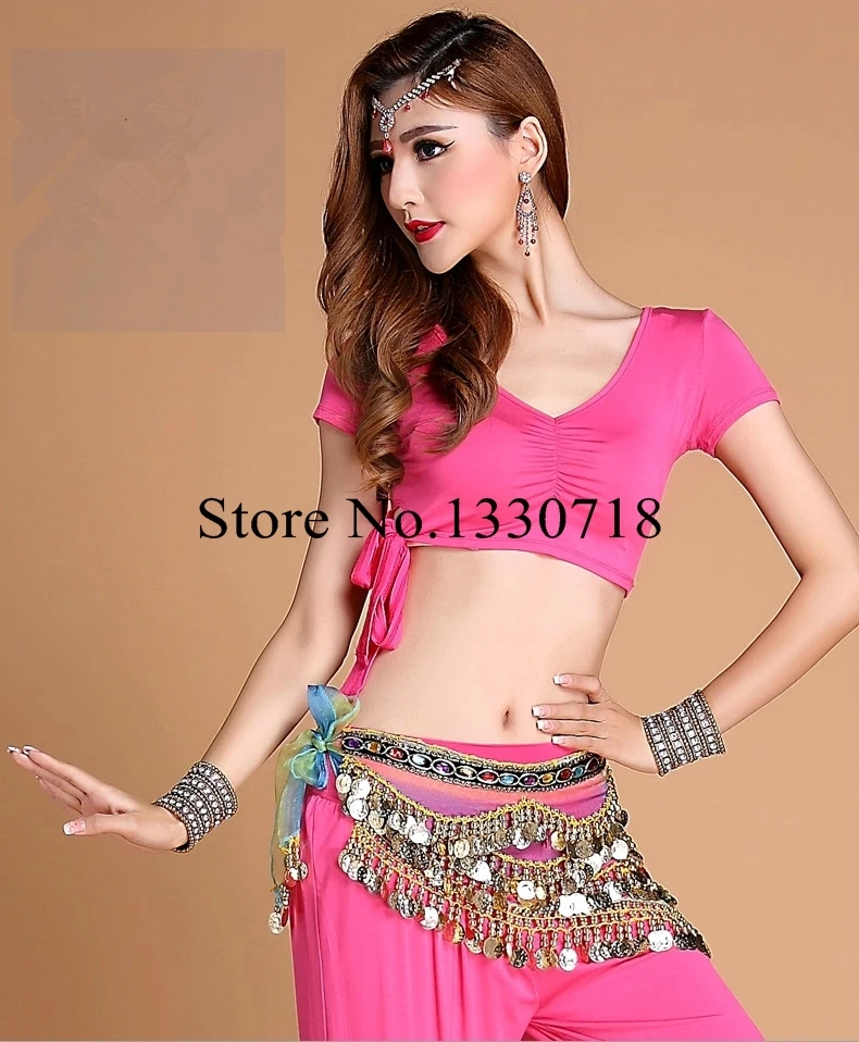 New Arrivals 3 pieces Sexy Belly Dance Costumes Yoga Training wear Girls Comfortable Modal Suit