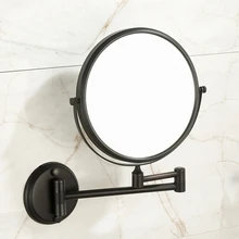 Telescoping Bathroom Mirror And Get Free Shipping On Aliexpress Black Retro European Beauty Mirror Wall Hanging Triple Magnification Bathroom Pendant Telescopic Lo71210