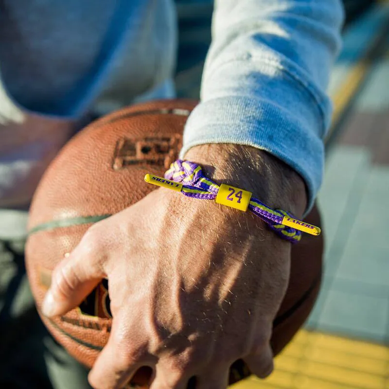 /Buy 2 Get 1 Free/ 1Pieces Basketball Weave Bracelets For Men Lover's Curry Kobe Harden James Adjustable In Length Wristband