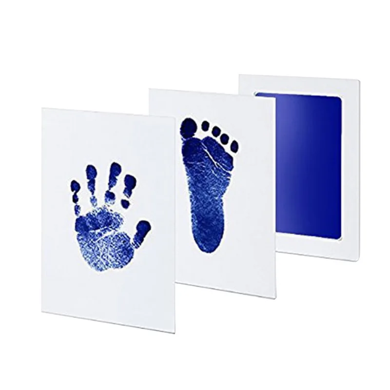 Bfaccia Baby Handprint отпечаток ноги нетоксичный новорожденный отпечаток руки Inkpad водяной знак Детские сувениры литье глина игрушки подарок