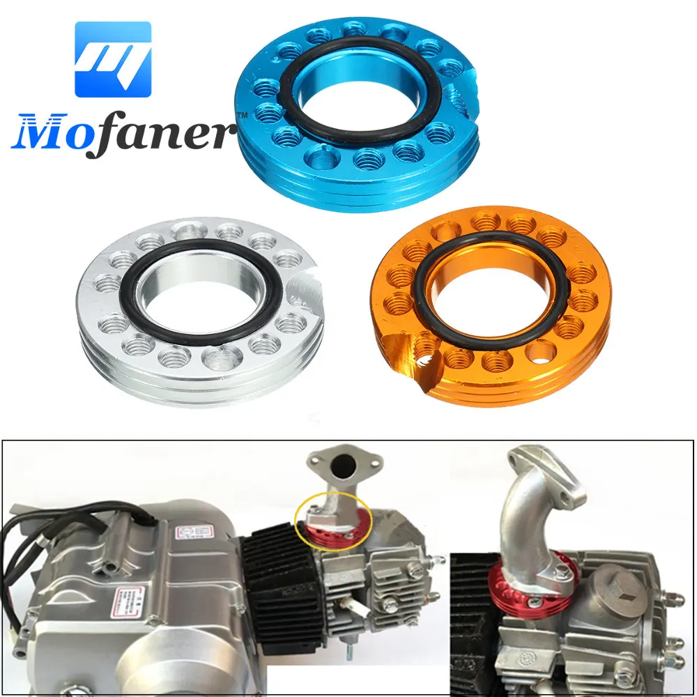 

28mm Gold Silver Blue Pit Dirt Bike ATV Adaptor Carb Adjuster Carburetor Inlet Manifold Spinner Plate 90cc 110cc 125cc