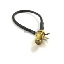 5 шт. SMA разъем радиочастотный коаксиальный кабель 15 см RG174 для Wi-Fi антенны