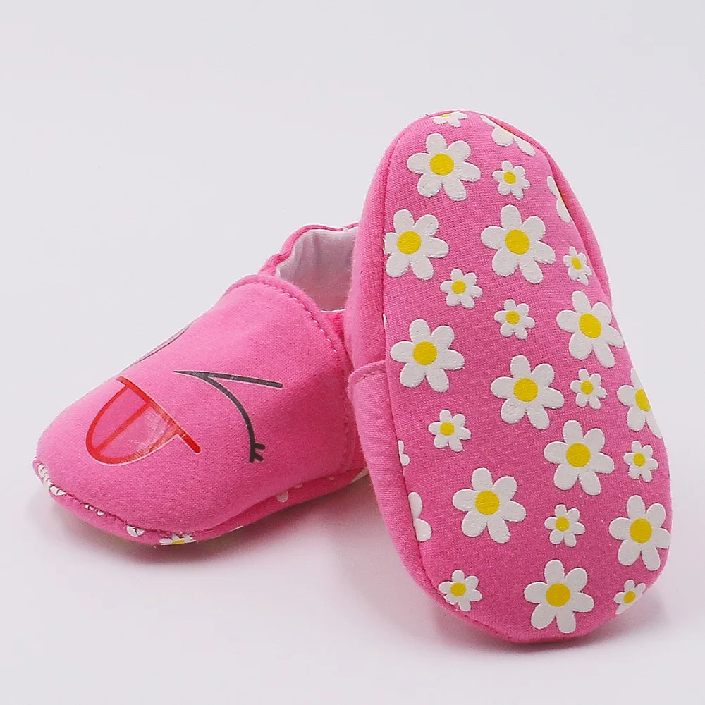 Первые ходунки CartoonShoes Bebe мокасины для малышей 0-24 м нескользящая Мягкая подошва обувь для маленьких мальчиков и девочек