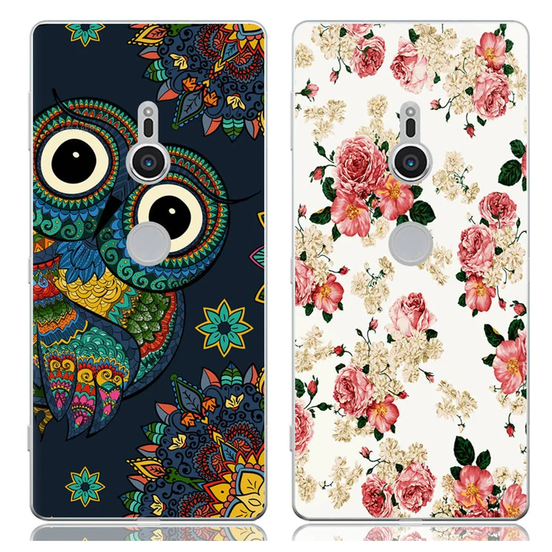 5 7 для Sony Xperia XZ2 чехол телефона красивая девушка мягкая задняя крышка Крышка XZ 2