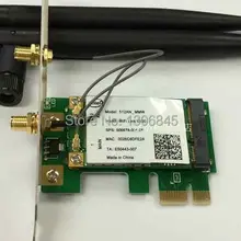 SSEA Новинка для Intel WiFi Link 5100 Половина мини PCI-E PCI-1X беспроводная карта с антенной для настольных компьютеров