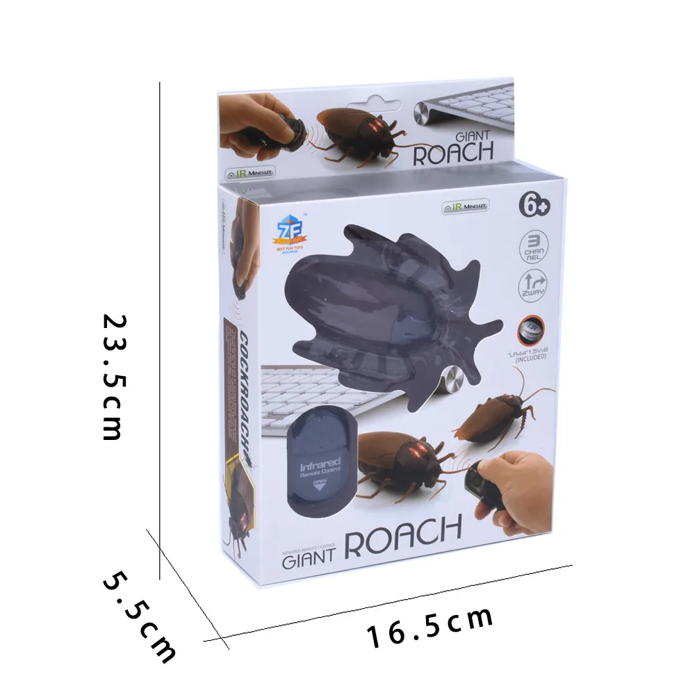 High Simulation Animal Cockroach robot Infrared Remote Control Kids Toy Gift fun gif Scared toys A1