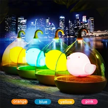 NEW Lovely Birdcage LED Night Light USB Rechargeable Touch Table bird light Portable Night Lamp for Children Baby Sleep Lighting