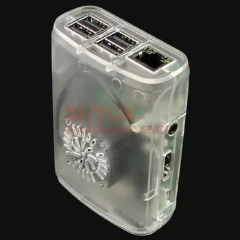 

Raspberry PI 3 model B+plus Transparent Clear Case Cover Shell Enclosure ABS Plastic Box for Raspberry PI 2,PI3 Model B, PI 3B
