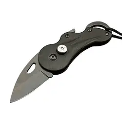 ToughKeng черный Мини Складной нож 3Cr13Mov стальной самообороны утилита маленький карманный нож инструмент