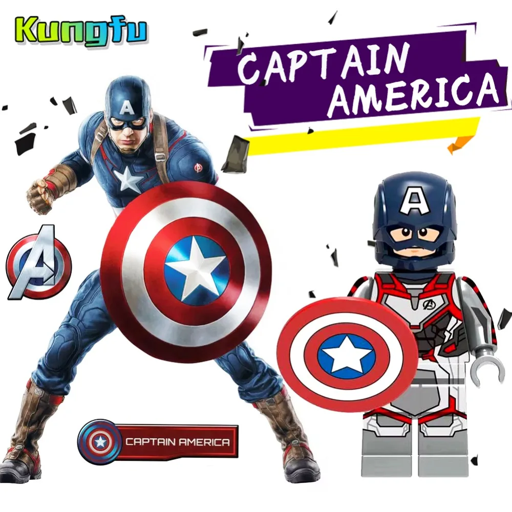 

LegoING Avengers Endgame Figures Thanos Ironman Hulk Captain America Killer Frost Ant-man Bricks building blocks Action toys