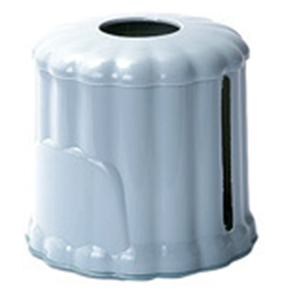 

Home Eco Friendly PP Non-taxic Paper Extraction Lightweight Cylinder Tissue Box Easy Installation Durable Removable Storage