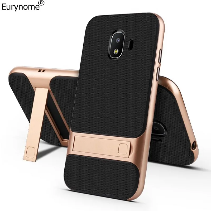 

Case for Samsung Galaxy J2 Pro 2018 J250F Simple 2 in 1 Kickstand TPU with PC Phone Case Cover for Samsung J2 Pro 2018 J250F
