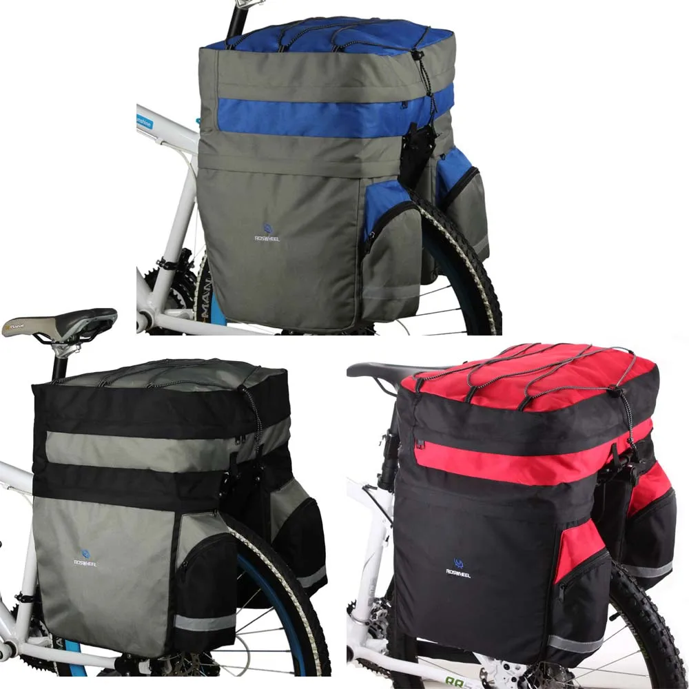 Waterproof Portable Bicycle Rear Rack Bag Seat Trunk Backpack Luggage Pannier