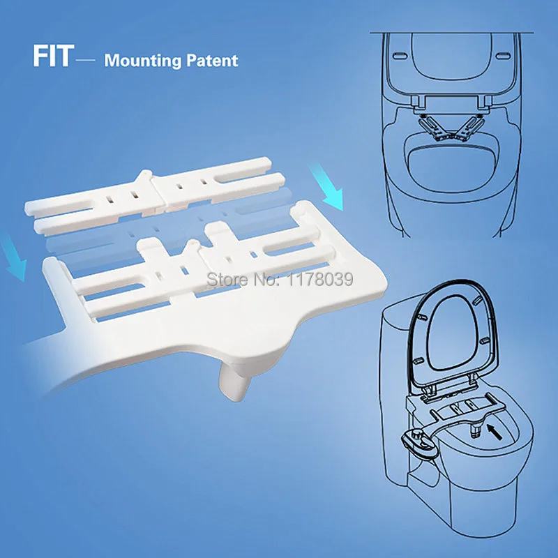Женские чистые ягодицы душ сиденье для унитаза биде, неэлектрическое женское мытье задницы анальный выдвижной сопло спрей биде, J17608