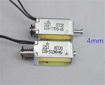 

5 pcs DC12V Pulling-through push-pull Types Small DC Electromagnet stroke 4MM