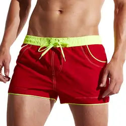 Новый Для мужчин Пляжные шорты Для мужчин S Купальники для малышек Мужские шорты для купания купальник Человек совета боксер короткие