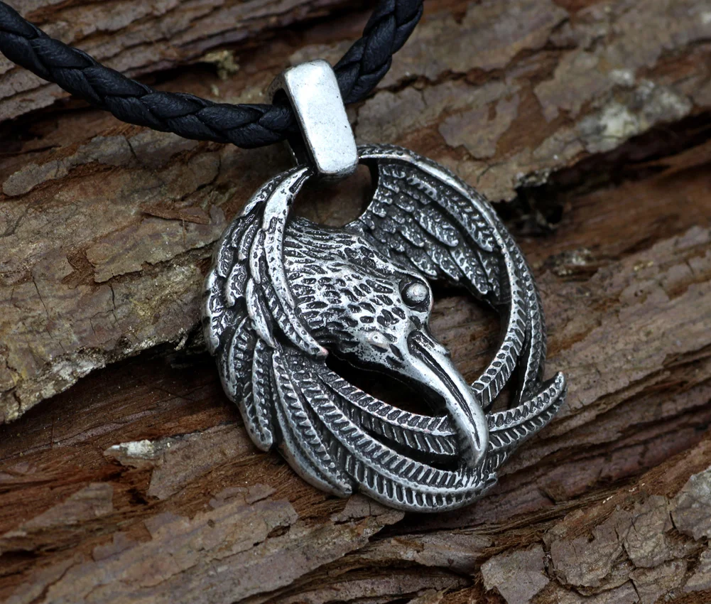 Youe shone в стиле норвежских викингов Odin's Ravens кулон ожерелье Huginn и Muninn ювелирные