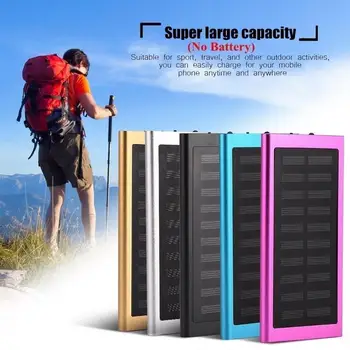 

Thin 9mm Solar Power Bank with LCD External Solar Charger Powerbank for All Mobile Phone for Outdoors/camping Poverbank