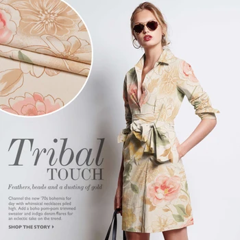 

2016 Patchwork Patchwork Fabric Tissus Pure Heavy Printcloth Fabric Dress Cloth 100% Silk Sell At A Loss 30 Momme Thickening