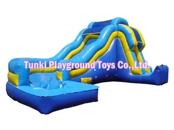 

Inflatable water slide with pool for summer sale
