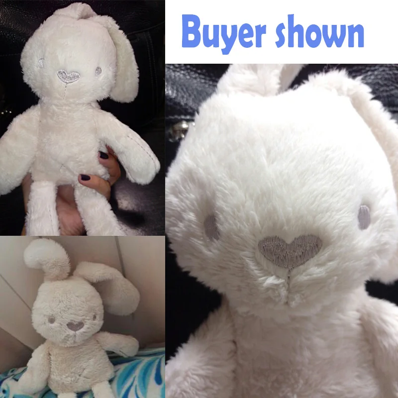 2017 cute rabbit baby soft plush toys for children bunny sleeping mate stuffed &plush animal baby toys for infants - Image 5