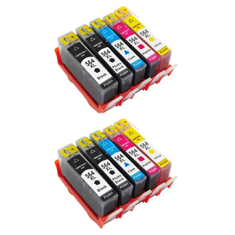 10 piezas para hp 564 XL hp 564 cartucho de tinta para hp Photosmart C6380  C6375 B8550 C6324 D5400 D7560 5510 5511, 5512, 5514, 5515, 5520|cartridge  for hp|hp photosmart cartridgecartridge hp 10 - AliExpress
