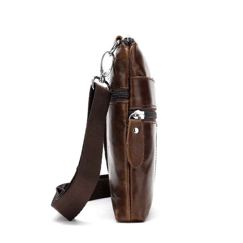 WESTAL المرأة أكياس جلد طبيعي حقيبة ساعي بريد للرجال للجنسين حقيبة كتف الإناث صغيرة Crossbody أكياس للرجل حقائب يد جلدية