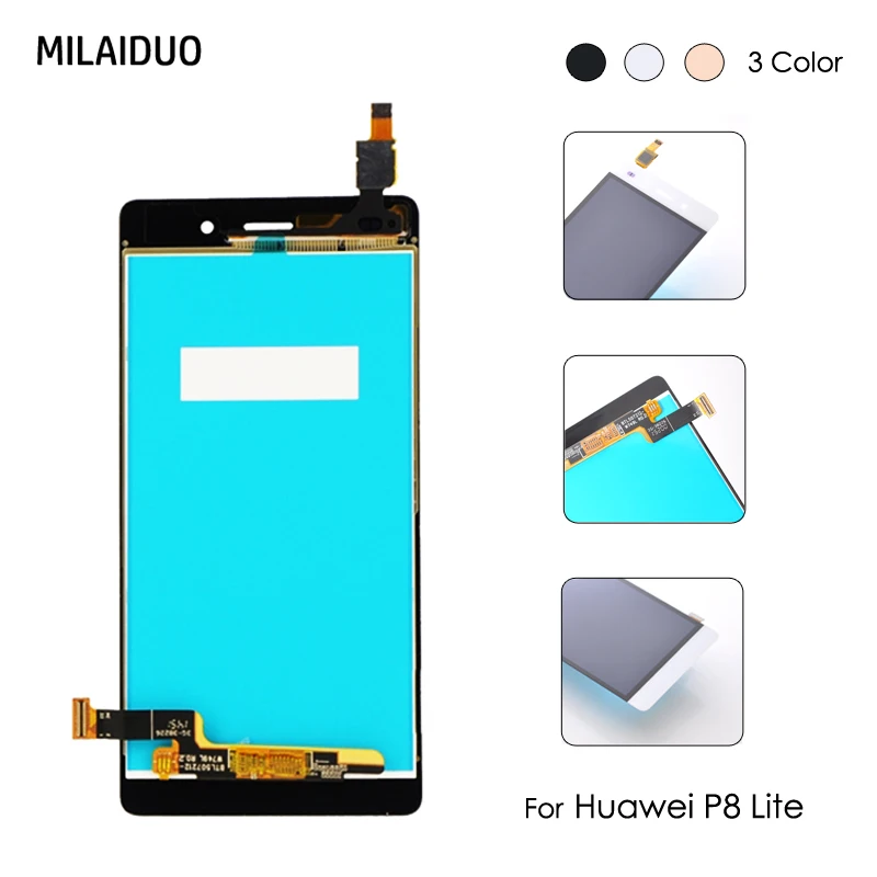 ЖК дисплей для Huawei P8 Lite ALE L04 L21 P8LITE сенсорный экран дигитайзер замена сборка