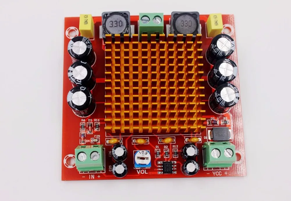 DC 12V 24V 150W TPA3116DA моно канальный цифровой усилитель мощности аудио Плата|board