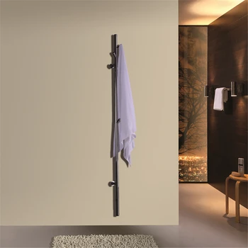

2020 New ARE single bar Wall Mounted stainless steel 304 Towel Rail Electric Heated Towel Dryer Towel Warmer HZ-935 with Flange