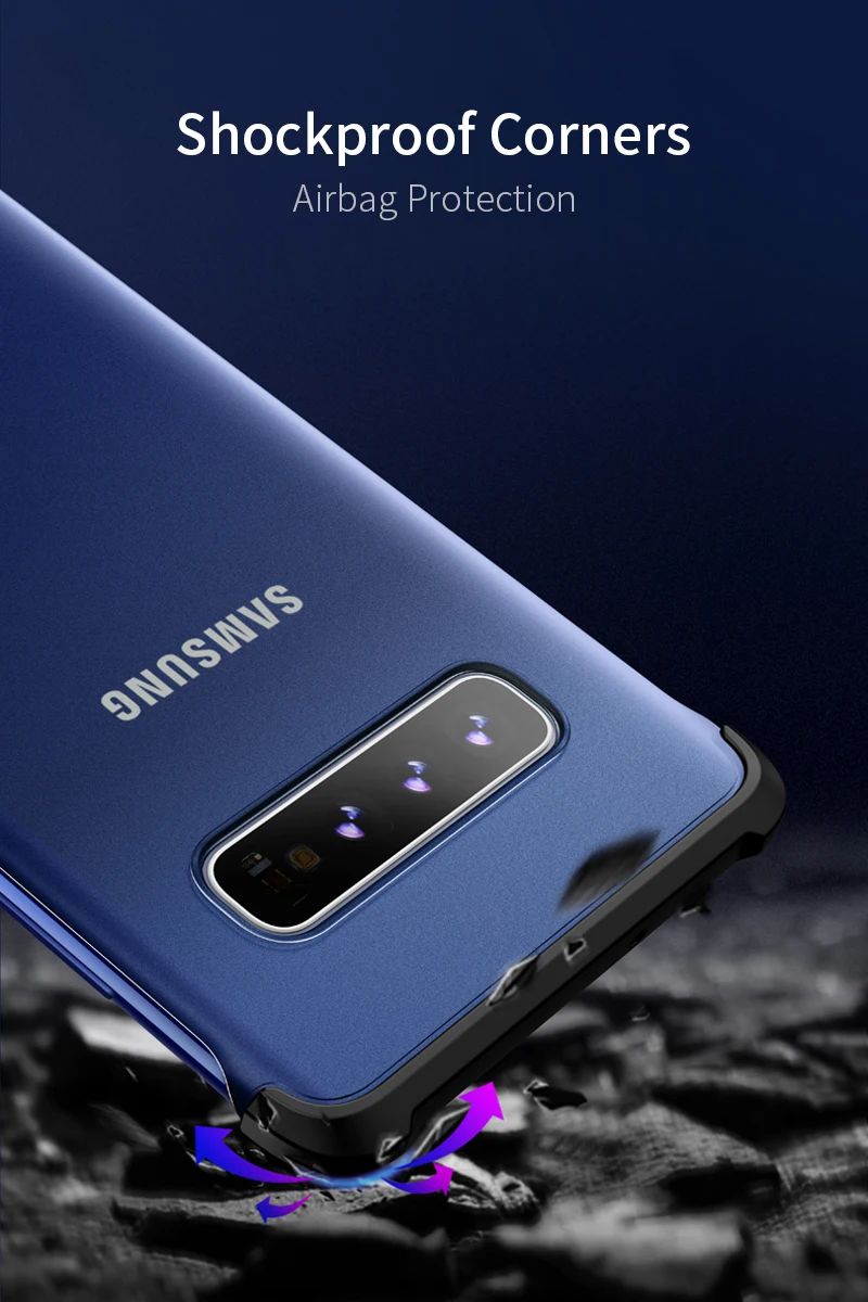 Подушки безопасности Бампер противоударный чехол для samsung Galaxy S10 Plus, Xundd карамельный цвет Portective чехол для Galaxy S10 силиконовый шнур