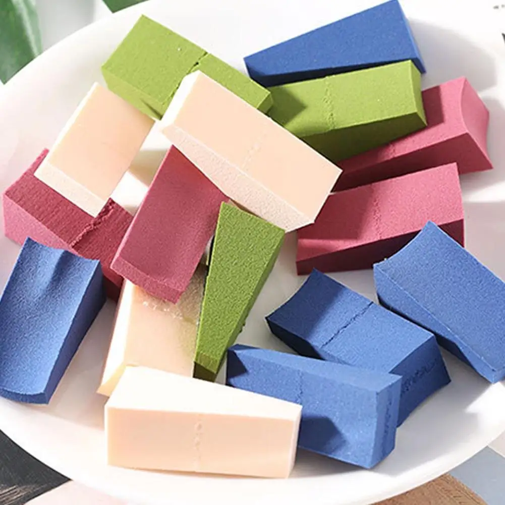 

24pcs/set Hydrophilic Sponge Make Up Cosmetic Puff Foundation Cream Powder Smooth Tools Makeup Sponges Beige/Blue/Green/Pink/Red