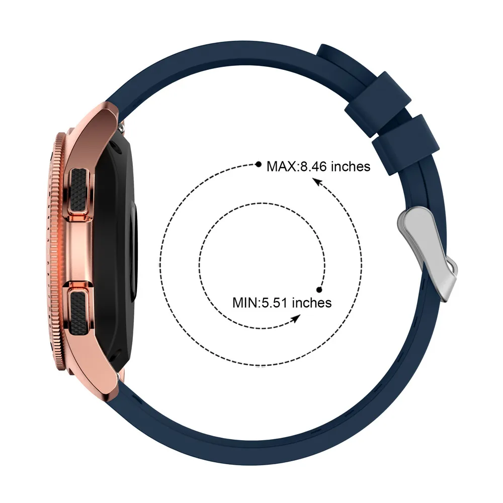 Спортивный мягкий силиконовый браслет на запястье для samsung Galaxy Watch 42 мм SM-R810 сменный смарт-ремешок для часов