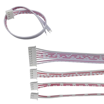 

100Pcs 30cm 5P 6P 7P Single XH2.54 Header AWG26 Red White Wire Cable