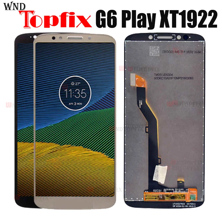 

For Motorola Moto G6 Play LCD XT1922 Display Touch Screen Digitizer Assembly G6 Play Screen Replacement For Moto G6Play LCD