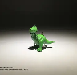 Игрушка "Дисней" История 3 Рекс Зеленый Динозавр версии 4 см ПВХ Фигурки мини куклы модель детской игрушки для детей подарок