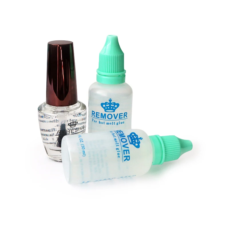 

Big discount 1 bottle 0.5 OZ Adhesive Glue for Lace Wig & 2 Bottles 1oz Super Remover for Adhesive Glue and Hair Tape