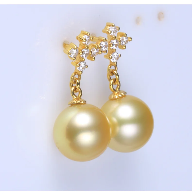gold pearl earrings jewelry 100
