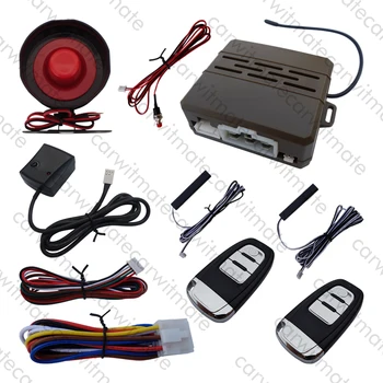 

New PKE Car Alarm System Passive Keyless Entry Car Alarm Siren Remote Open Trunk Auto Central Door Lock For DC12v Cars