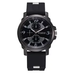 2018 мужские часы из сплава модные деловые мужские часы пластиковый ремешок Спортивные Имитационные кварцевые часы para mujer A80