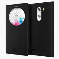 Функция автоматического отключения для LG G3 D850 D851 D855 чехол с умным окошком для просмотра откидной кожаный чехол-накладка на заднюю панель - изображение