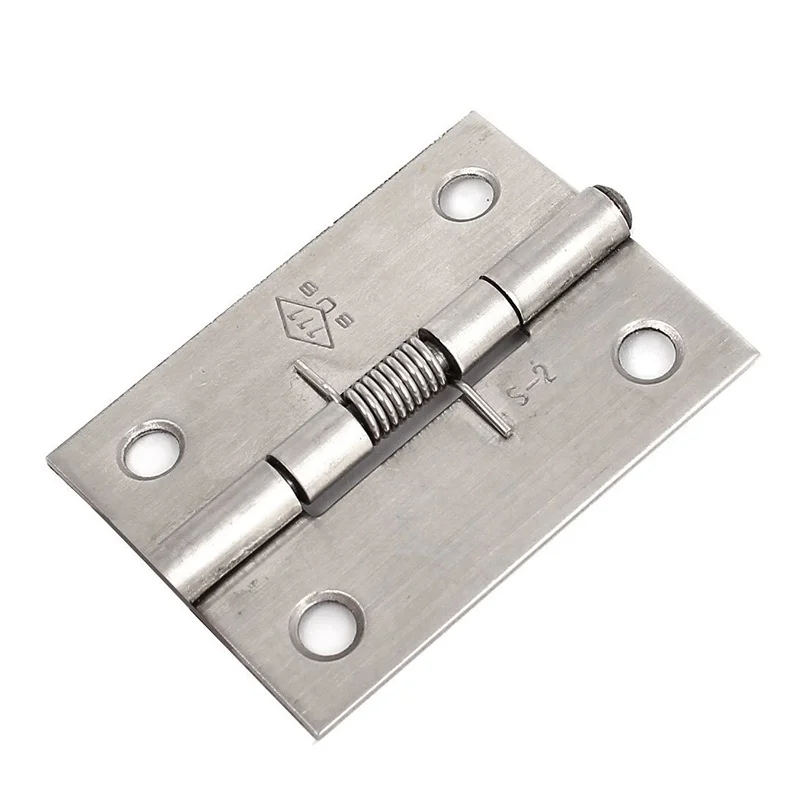 

2 Inch Long Stainless Steel Self-Closing Corner Spring Draw Door Hinge